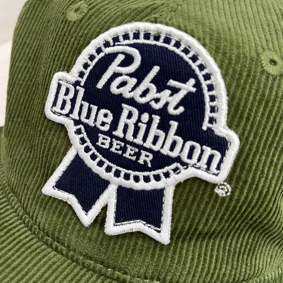 NWT Pabst Blue Ribbon Corduroy Snapback Hat - Picture 3 of 13